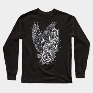 Eagle and Roses 1.2 Long Sleeve T-Shirt